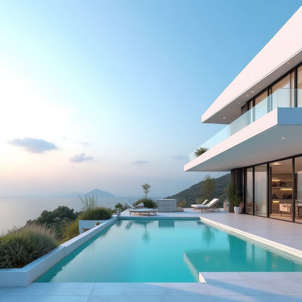 Alanya'da deniz manzaralı lüks villa